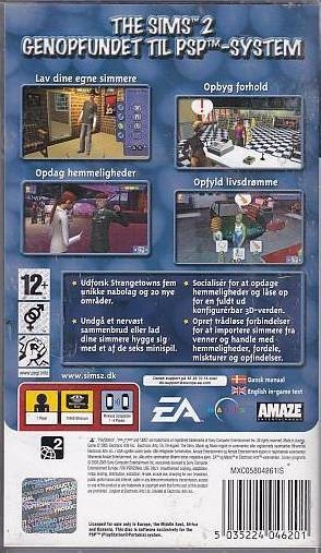 The Sims 2 - PSP Spil (B Grade) (Genbrug)